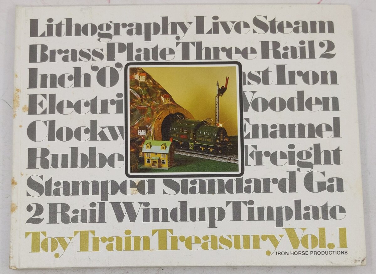 Toy Train Treasury Vol.1 Hardcover Book By Robert R. Vickers VG