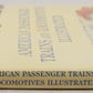 American Passenger Trains And Locomotives Illustrated Hardcover Book Mark Wegman EX