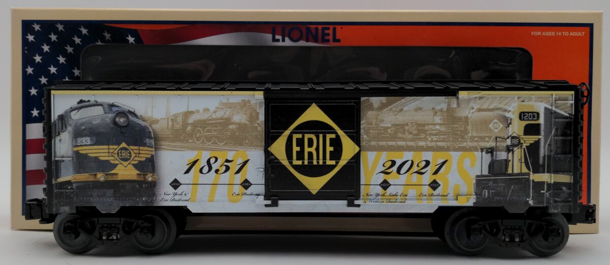 Lionel 2138050 O Erie 170th Anniversary Boxcar EX/Box