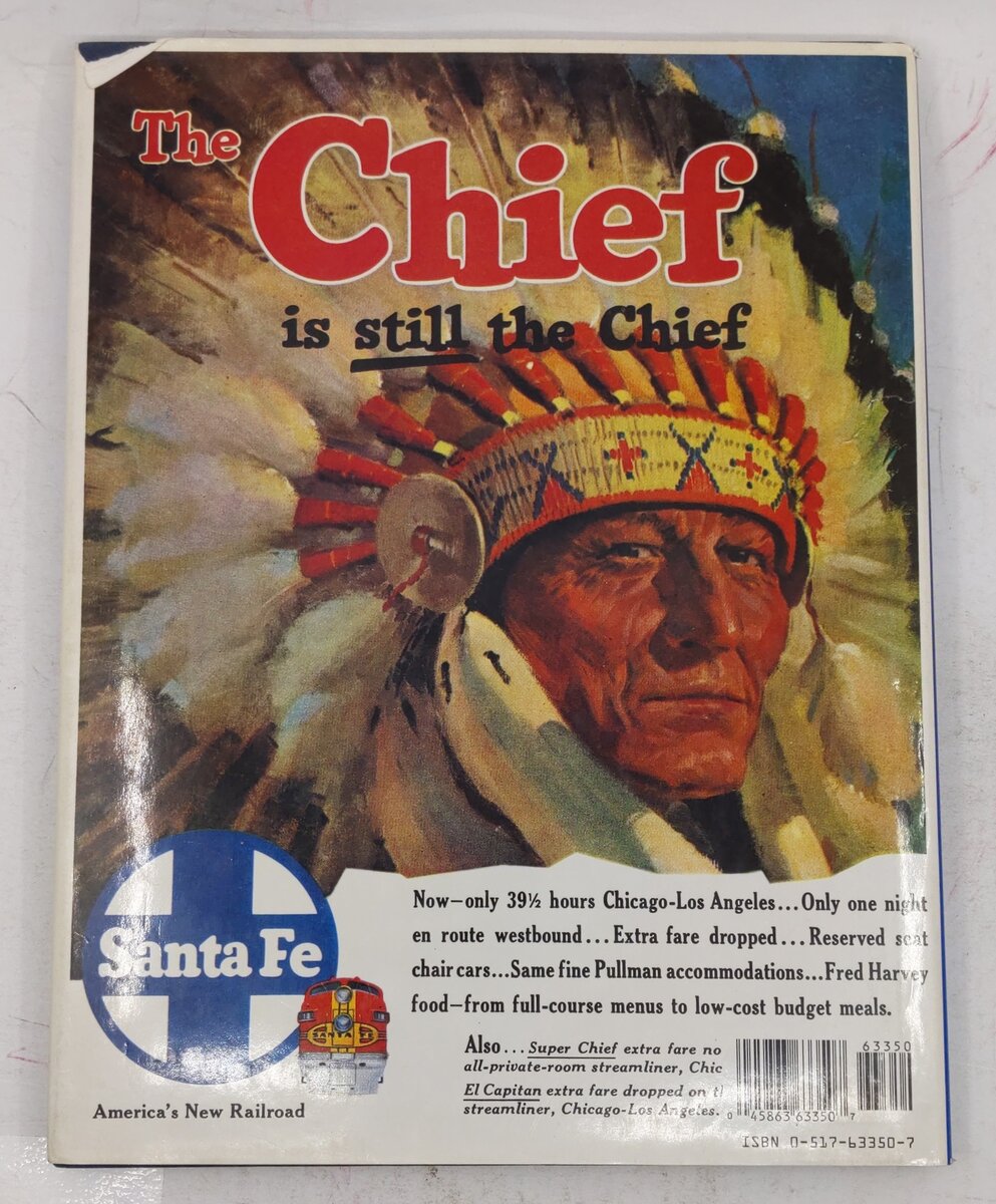 The History Of The Atchison, Topeka & Santa Fe Hardcover Book By Pamela Berkman VG