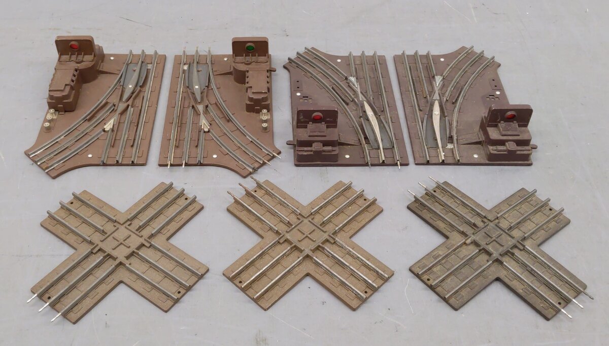 Lionel O27 Assorted Track Sections & Switches [7] VG