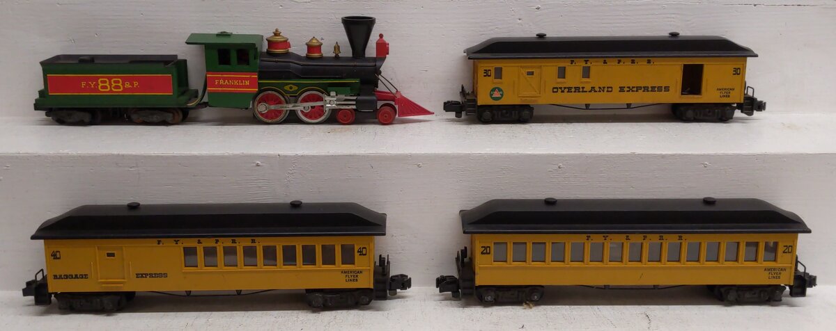 American Flyer 20550 Vintage S Frontiersman Passenger Train Set VG/Box