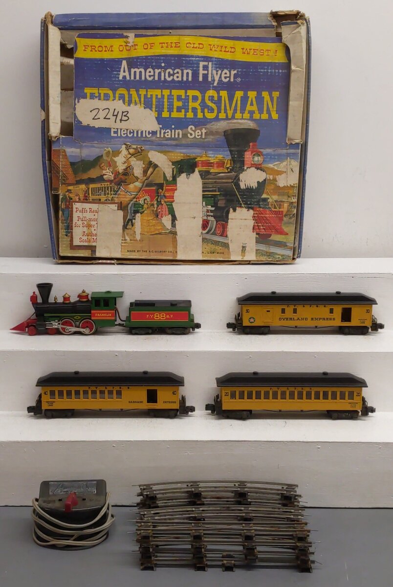 American Flyer 20550 Vintage S Frontiersman Passenger Train Set VG/Box