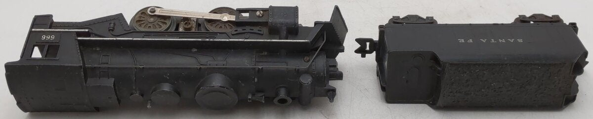 Marx 666 Vintage O 2-4-2 Die-cast Steam Locomotive w/ Tender