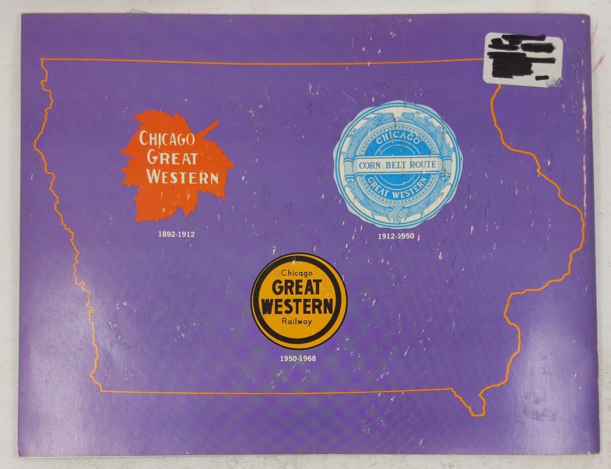 Chicago Great Western Paperback Book By Phillip R. Hastings VG