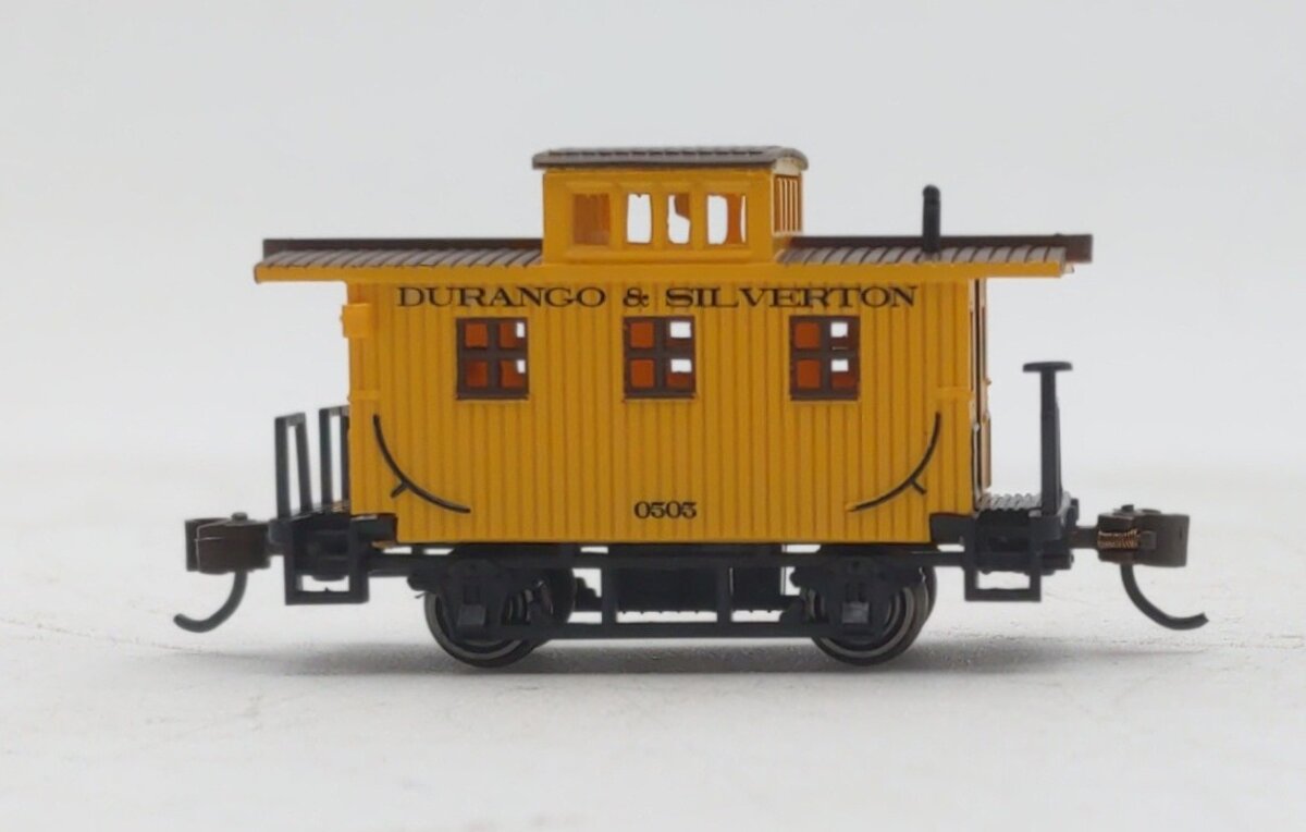 Bachmann 15757 N Durango & Silverton Old-Time Bobber Caboose #0505