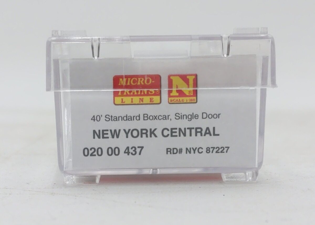 Micro-Trains 02000437 N New York Central 40' Standard Boxcar #87227