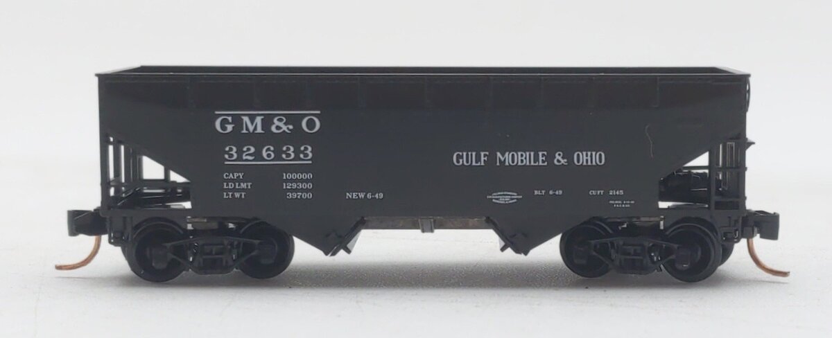 Micro-Trains 05500540 N Gulf Mobil & Ohio 33' Twin Bay Hopper Offset Sides#32633