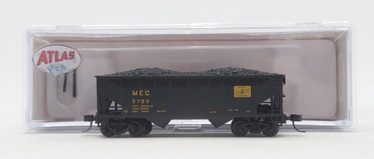 Atlas 50006134 N Maine Central 2-Bay Offset Side Hopper #3723