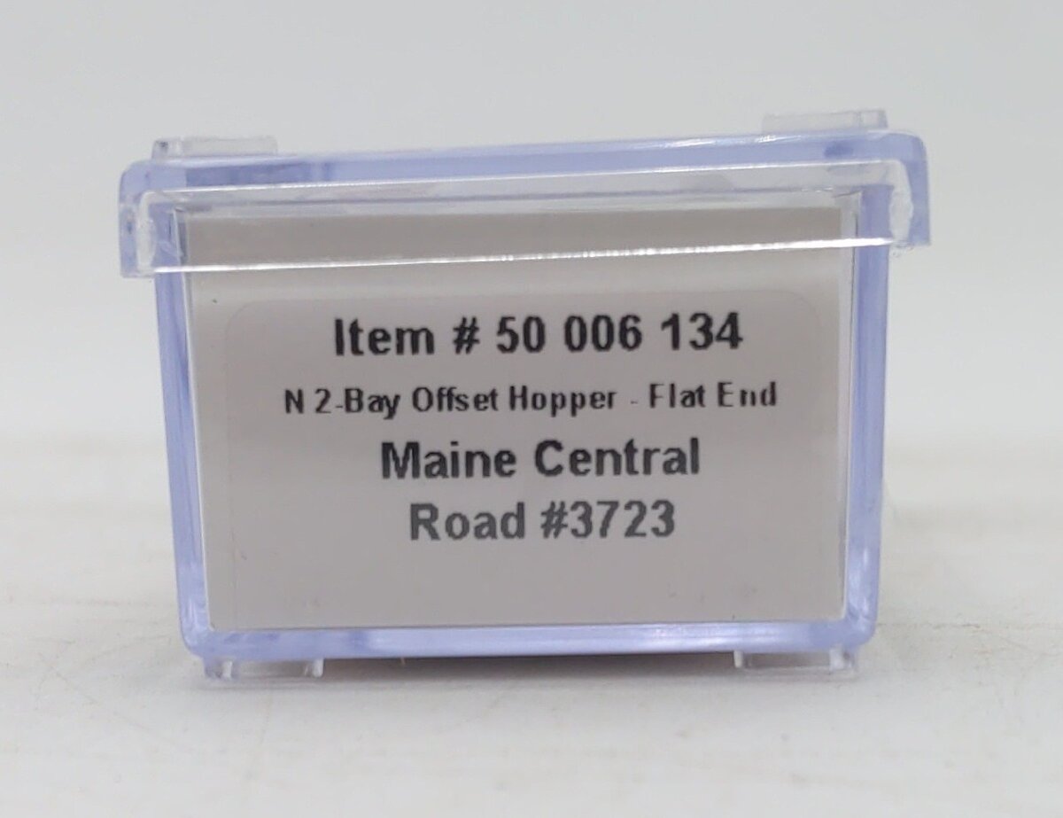 Atlas 50006134 N Maine Central 2-Bay Offset Side Hopper #3723