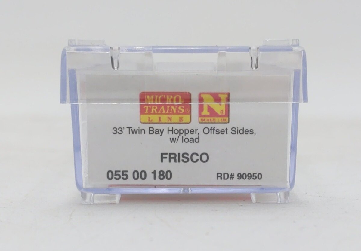 Micro-Trains 05500180 N Frisco 33' Twin Bay Offset Side Hopper #90950