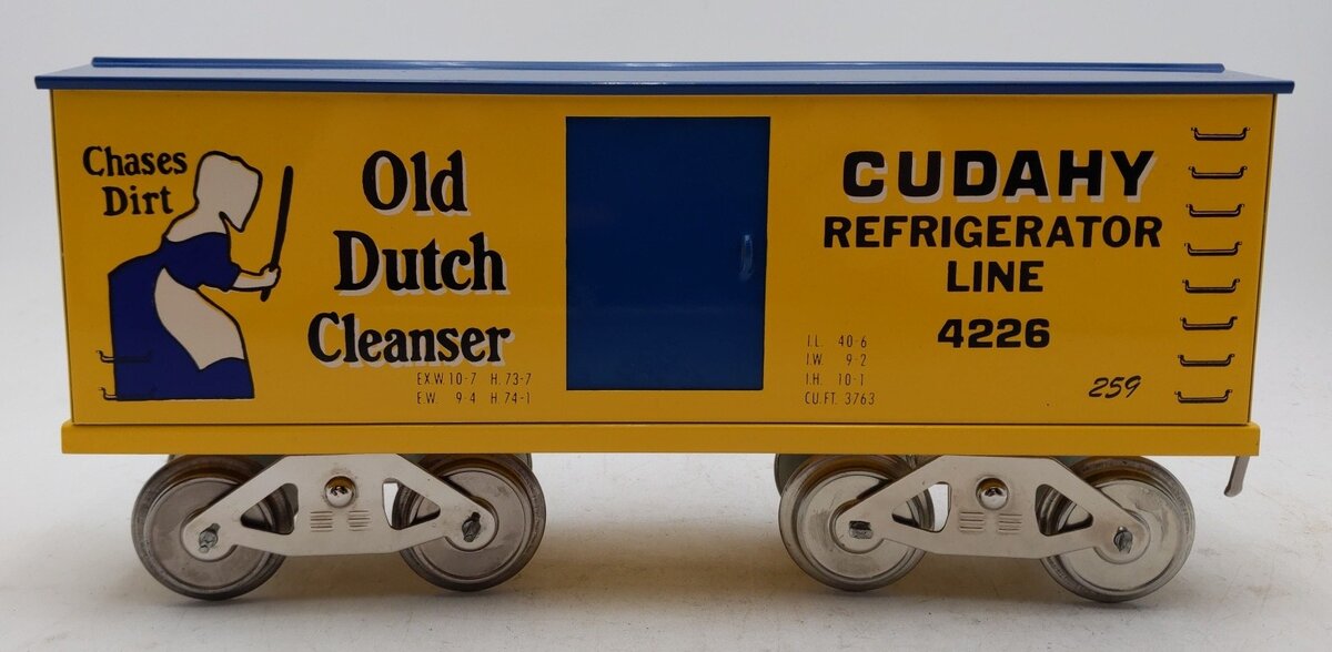 McCoy 259 Standard Gauge Cudahy Old Dutch Cleanser Refrigerator Car #4226 EX/Box