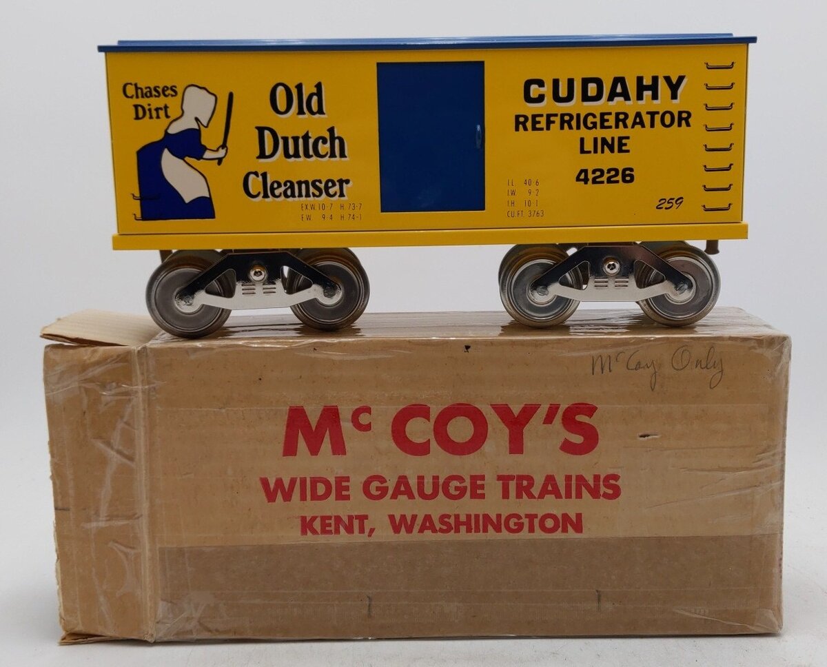 McCoy 259 Standard Gauge Cudahy Old Dutch Cleanser Refrigerator Car #4226 EX/Box