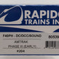 Rapido Trains 80539 HO Amtrak EMD F40PH Diesel Locomotive #204