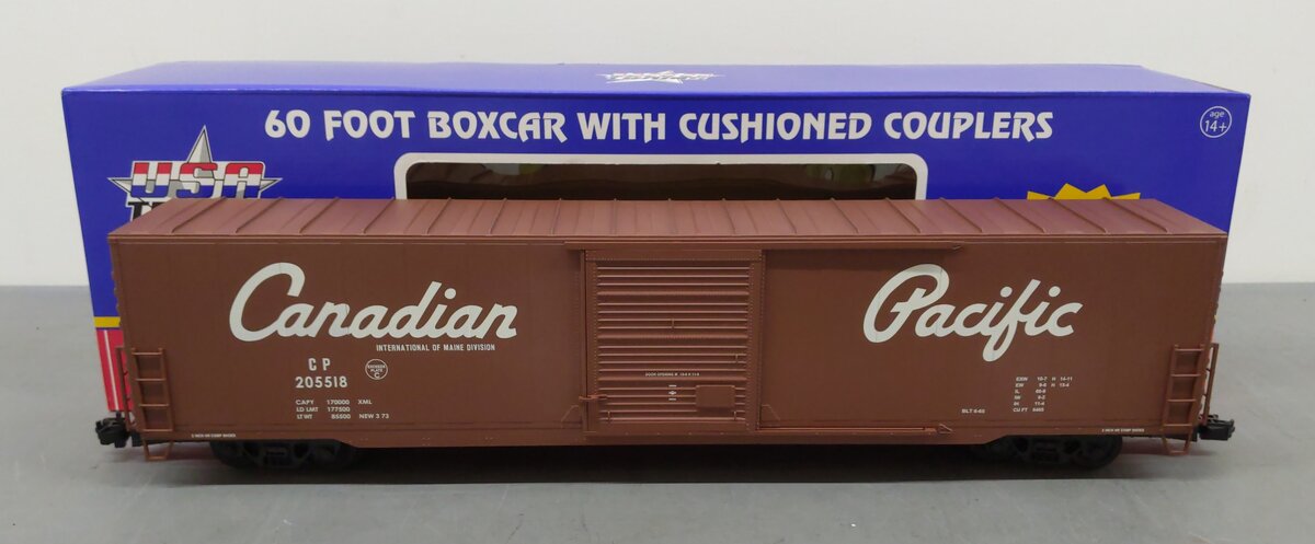USA Trains R19415A G Canadian Pacific Single Door 60 Ft. Box Car #205518
