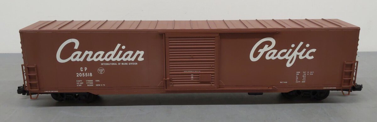 USA Trains R19415A G Canadian Pacific Single Door 60 Ft. Box Car #205518