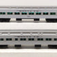 Lionel 2027110 O Santa Fe Shadow-Line Passenger Cars (Set of 2) EX/Box