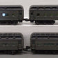 Lionel 6-15526 O Gauge Santa Fe Heavyweight Passenger Cars (Set of 4) EX/Box