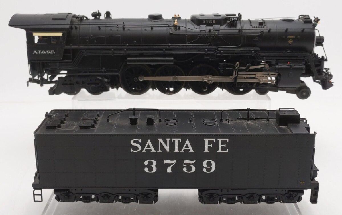 Lionel 6-11333 AT&SF 4-8-4 Northern Steam Locomotive & Tender #3759 w Legacy VG/Box