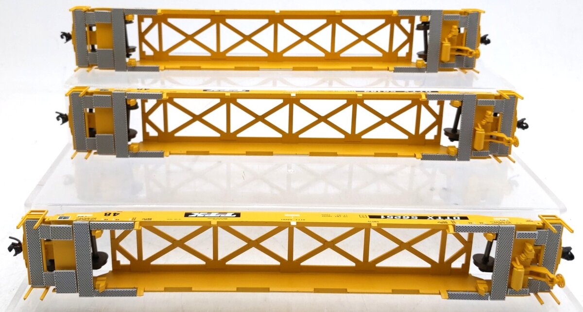 A-Line 47201-04-05-06 HO Scale TTX Husky Stack Container Cars #56183,56251,56374 LN/Box