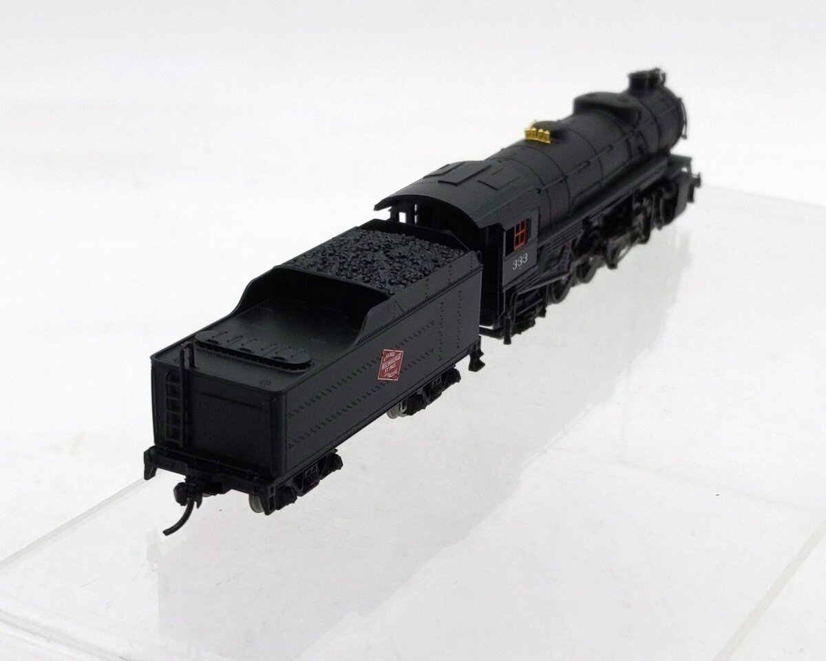 Broadway Limited 7836 N MILW USRA Heavy Mikado Steam Loco - Sound/DC/DCC #333 LN/Box