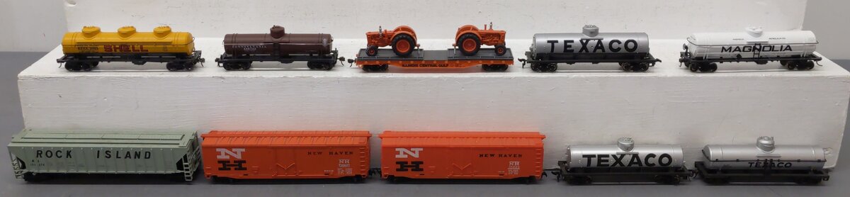 Tyco & Other HO Scale Assorted Freight Cars [10] EX