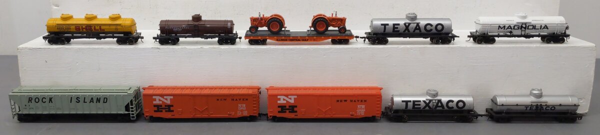 Tyco & Other HO Scale Assorted Freight Cars [10] EX