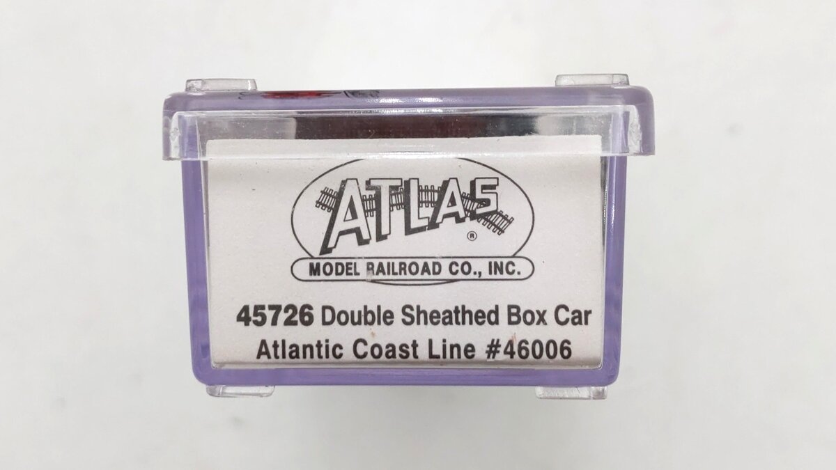 Atlas 45726 N Scale Atlantic Coast Line Double Sheathed Boxcar #46006