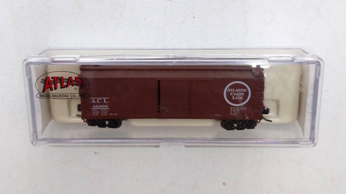 Atlas 45726 N Scale Atlantic Coast Line Double Sheathed Boxcar #46006