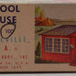 Plasticville 1608-100 Vintage O School House EX/Box