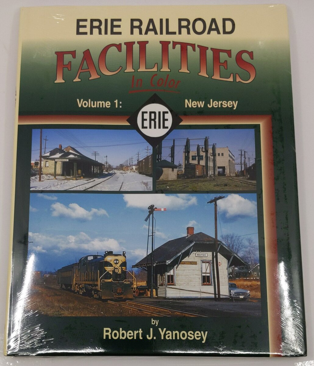 Erie Railroad Facilities In Color Vol.1 Hardcover Book By Robert J. Yanosey MT