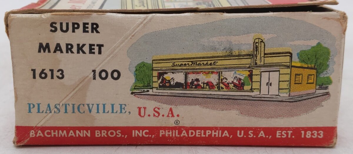 Plasticville 1613-100 Vintage O Supermarket VG/Box