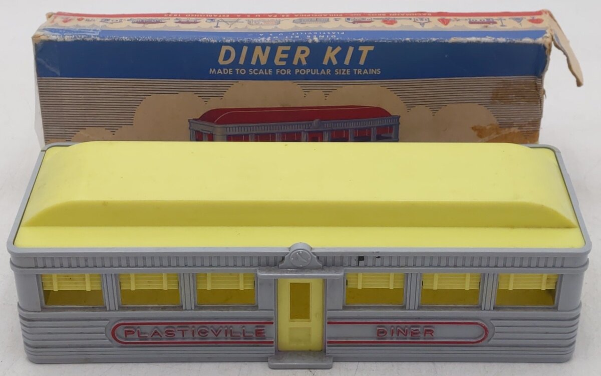 Plasticville DE-7 Vintage O Diner Kit VG/Box