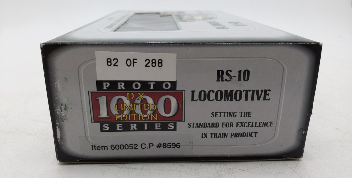 Proto 1000 600052 HO Canadian Pacific RS-10 Diesel Locomotive #8596 -DC LN/Box