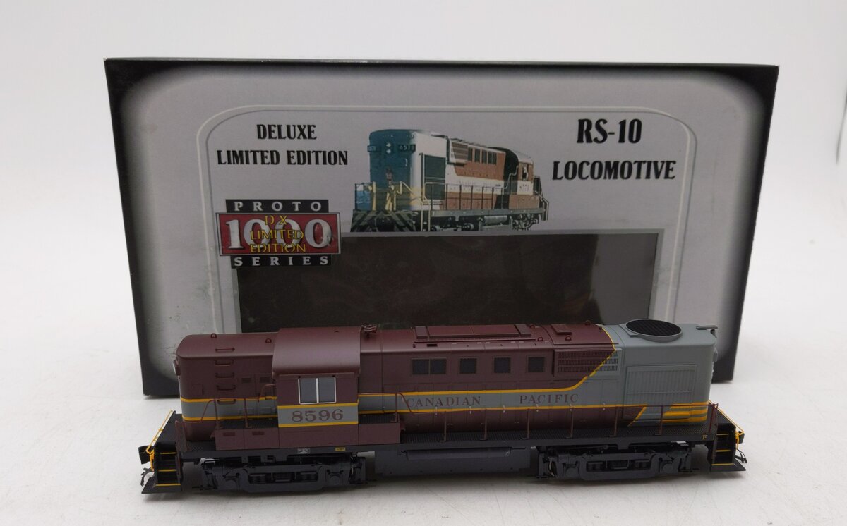 Proto 1000 600052 HO Canadian Pacific RS-10 Diesel Locomotive #8596 -DC LN/Box