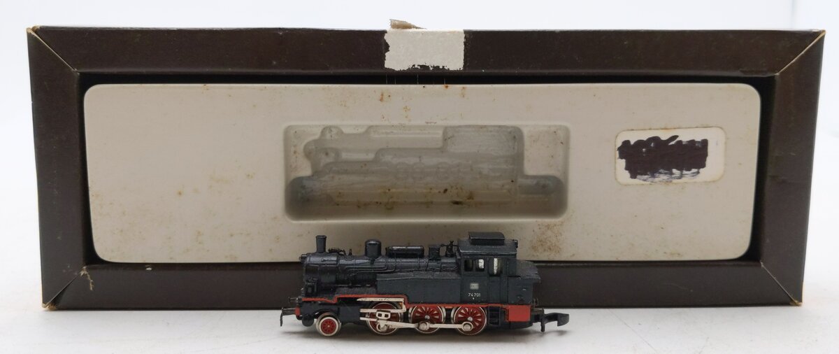 Marklin 8895 Z German Federal Railroad DB Class 74 2-6-0 Steam Locomotive #74701 EX/Box