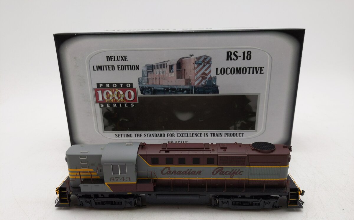 Proto 1000 600060 HO Canadian Pacific  RS-18 Diesel Locomotive #8743 LN/Box