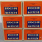 Lionel O Gauge Illinois Central Aluminum Passenger Car Set: 6-7220 - 6-7225 [6] EX/Box