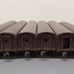 Lionel O Gauge Illinois Central Aluminum Passenger Car Set: 6-7220 - 6-7225 [6] EX/Box