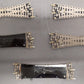 Fleischmann N Scale Assorted Crossover Track Sections: 9162 & 9166 [4] EX/Box