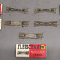 Fleischmann N Scale Assorted Crossover Track Sections: 9162 & 9166 [4] EX/Box
