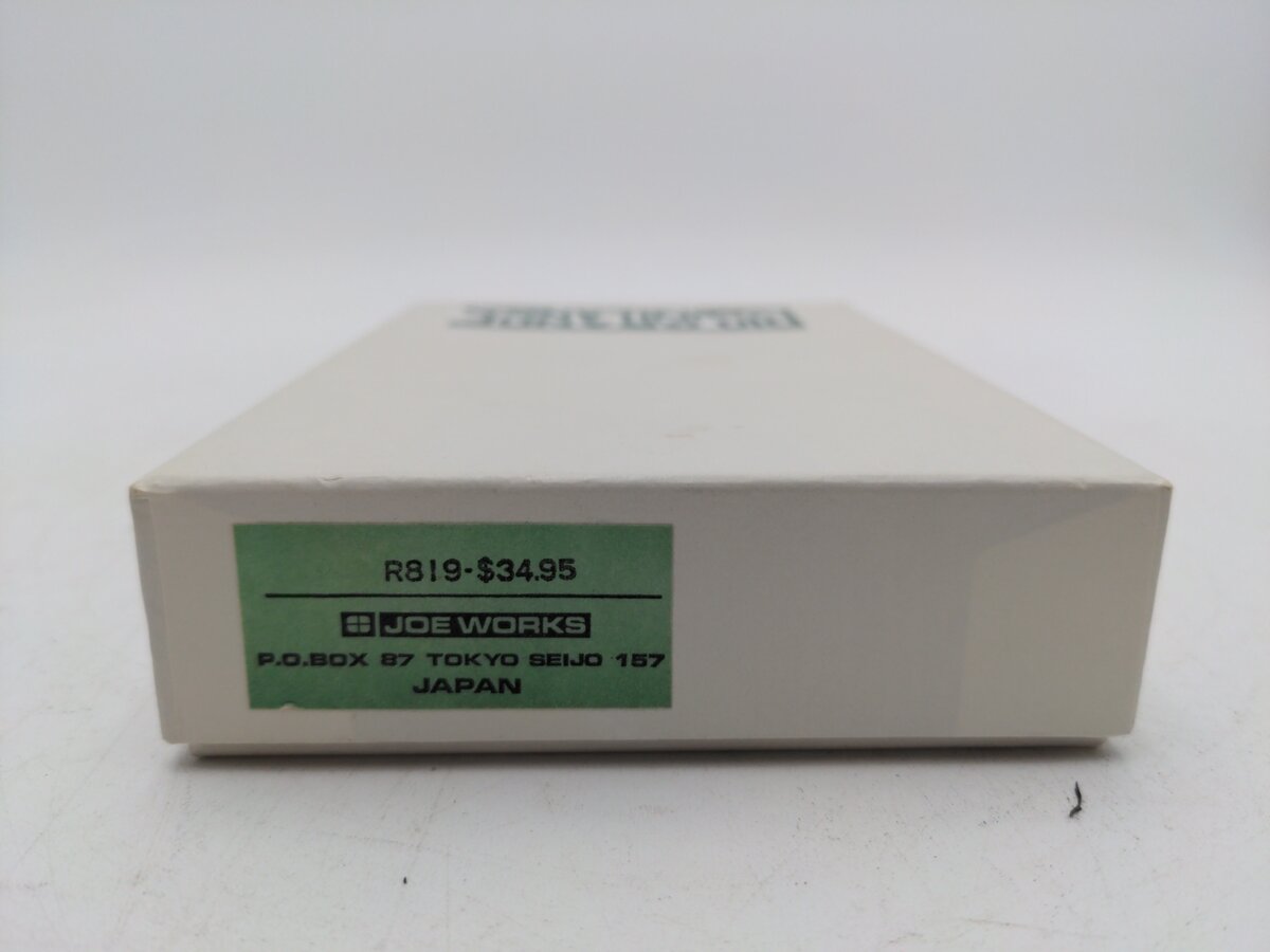 Joe Works R819 HO9 Scale BRASS Rio Grande Rotary Car EX/Box