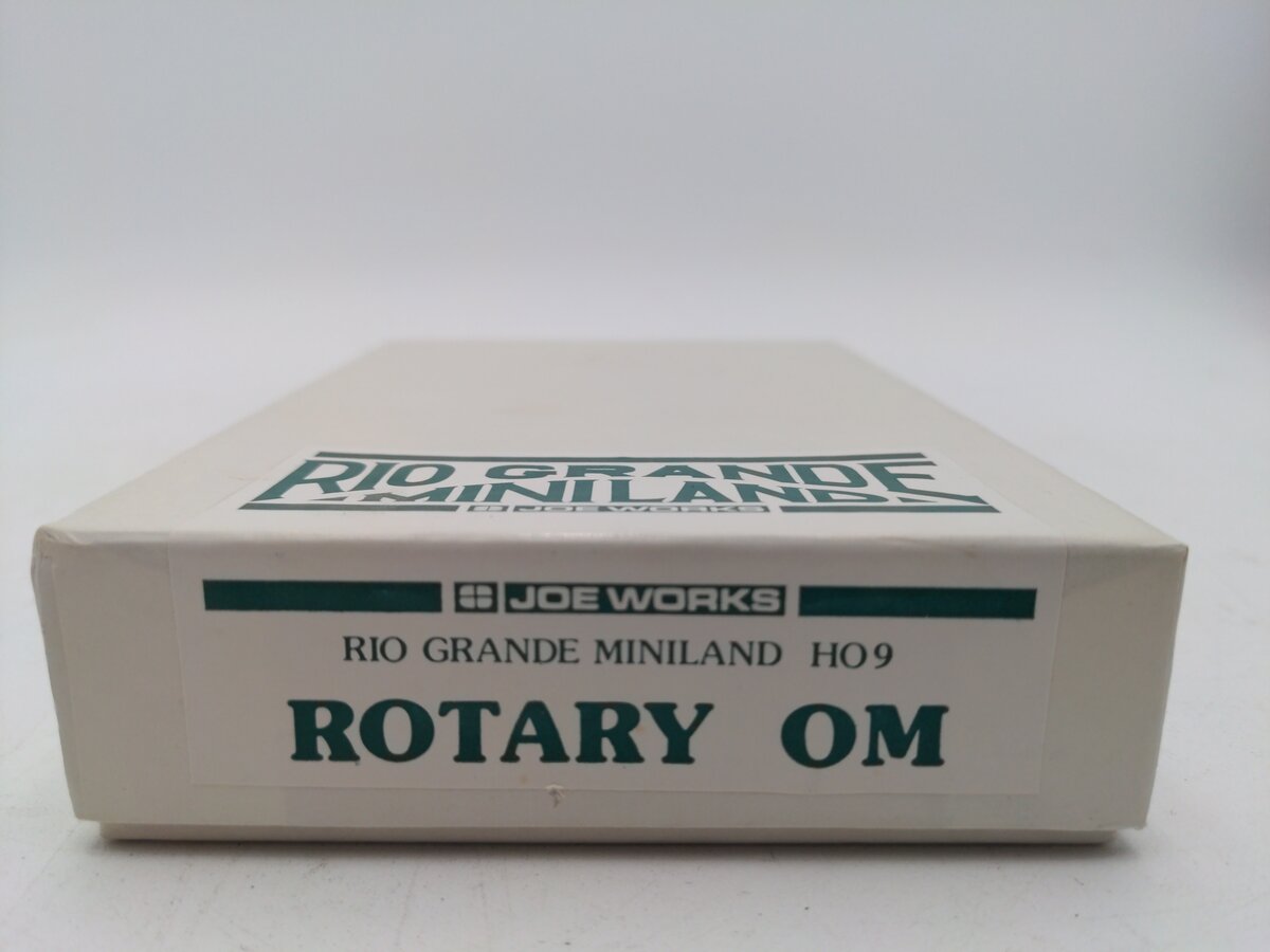 Joe Works R819 HO9 Scale BRASS Rio Grande Rotary Car EX/Box