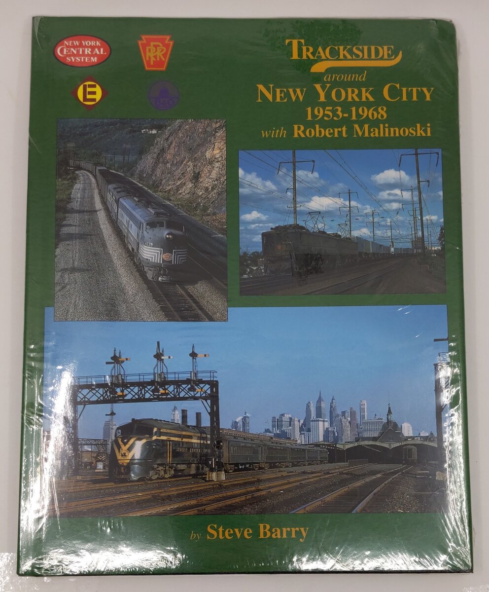 Trackside Around New York City 1953-1968 With Robert Malinoski Hardcover Book MT