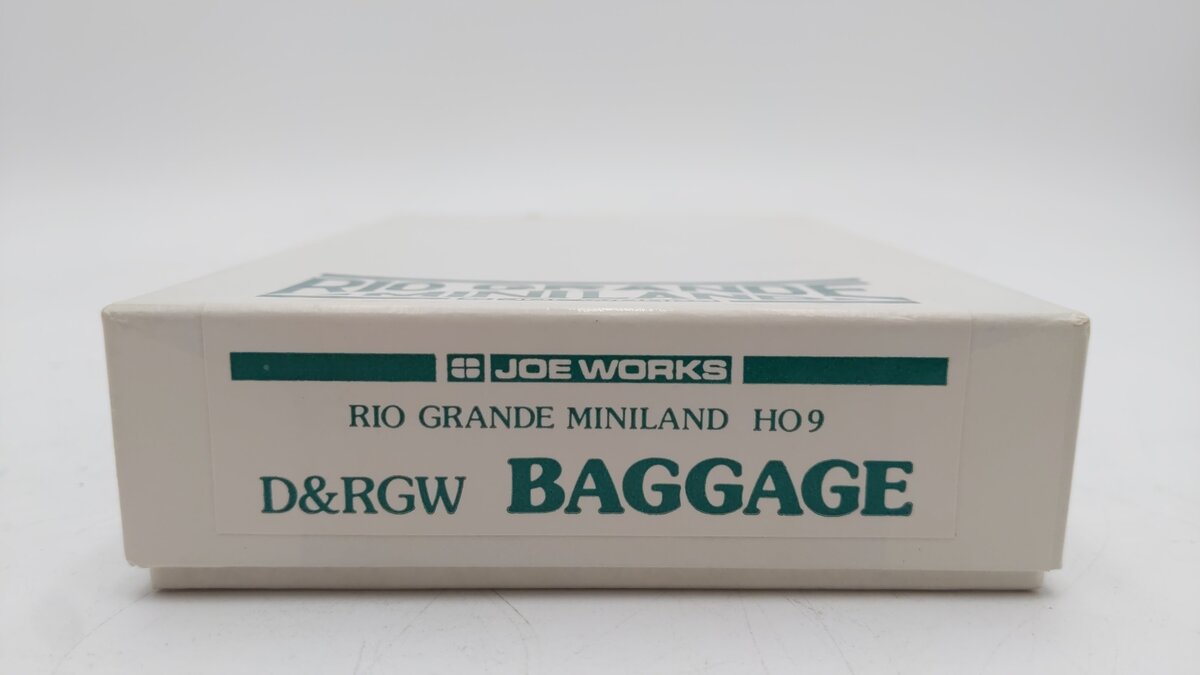 Joe Works R513 HO9 Scale BRASS Denver & Rio Grande Western Baggage Car Kit LN/Box