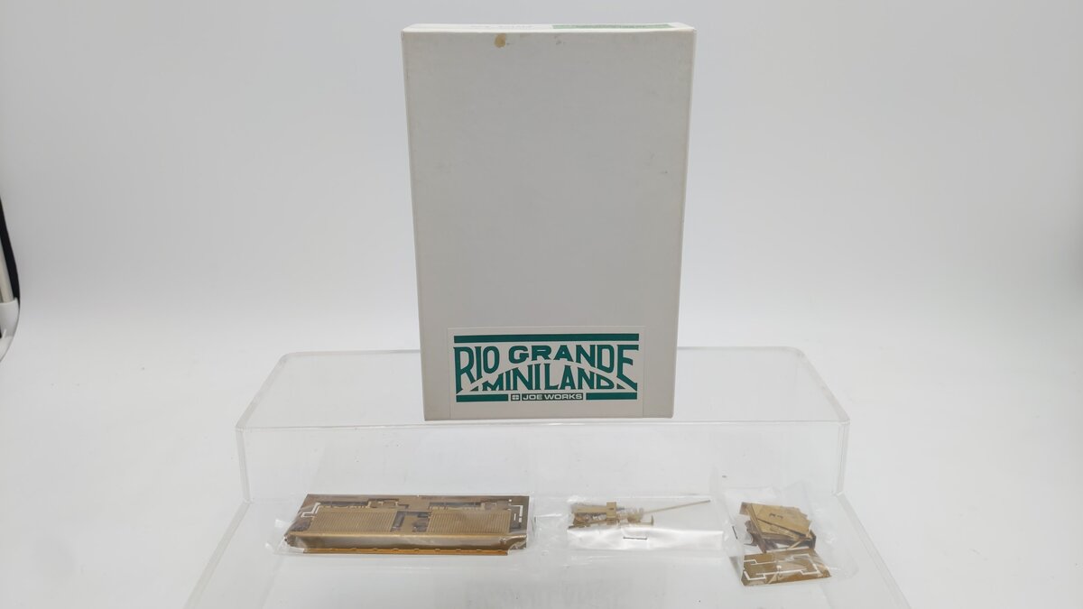 Joe Works R513 HO9 Scale BRASS Denver & Rio Grande Western Baggage Car Kit LN/Box