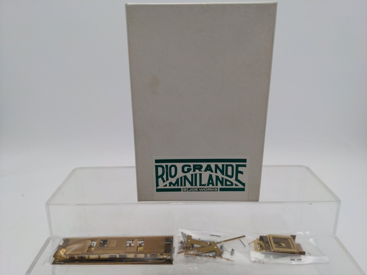 Joe Works R514 HO9 Scale BRASS Denver & Rio Grande Western Postal Kit LN/Box