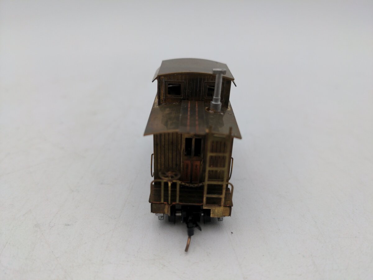 Joe Works R818 HO9 Scale BRASS Rio Grande Short Caboose EX/Box