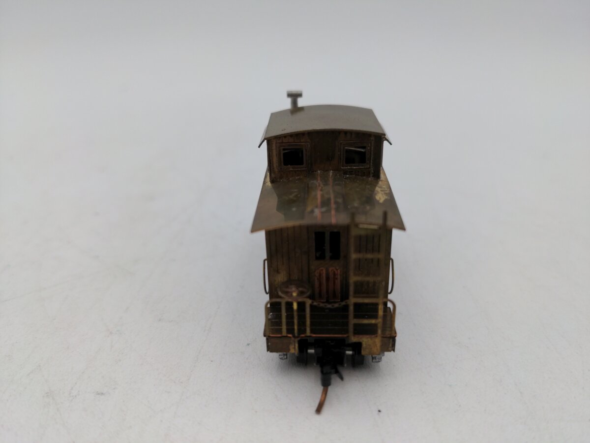 Joe Works R818 HO9 Scale BRASS Rio Grande Short Caboose EX/Box