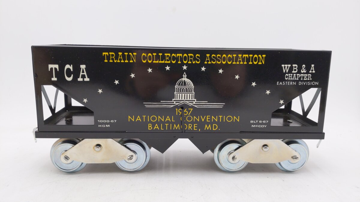 McCoy 1000-67 Standard Gauge TCA 1967 National Convention Hopper Car EX/Box